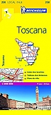 Wegenkaart - Landkaart 358 Toscane - Michelin Local