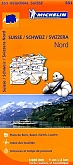 Wegenkaart - Landkaart 551 Zwitserland Noord - Michelin Regional
