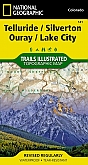 Wandelkaart 141 Telluride Silverton/Ouray/Lake City (Colorado) - Trails Illustrated Map / National Park Maps National Geographic