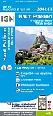 Topografische Wandelkaart van Frankrijk 3542ET - Haute Esteron / Prealpes de Grasse / PNR Verdon
