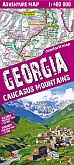 Wegenkaart Georgië - Caucasus | Terraquest Maps