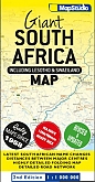 Wegenkaart - Landkaart Zuid-Afrika Giant South Africa Map | MapStudio