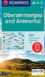 Wandelkaart 05 Oberammergau und Ammertal Kompass