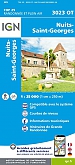 Topografische Wandelkaart van Frankrijk 3023OT - Nuits-St-Georges