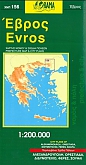 Wegenkaart - Fietskaart 156 Evros - Orama Maps