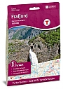 Topografische Wandelkaart Noorwegen 2541 Frafjord-Bjerkreimsheiane - Nordeca Turkart