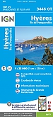 Topografische Wandelkaart van Frankrijk 3446OT - Hyeres / Ile de Porquerolles