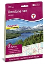 Topografische Wandelkaart Noorwegen 2521 Rondane Sør Zuid - Nordeca Turkart