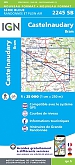 Topografische Wandelkaart van Frankrijk 2245SB - Castelnaudary Bram