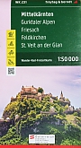 Wandelkaart WK231 Hemmaland - Gurktaler Alpen - Metnitztal - Feldkirchen St. Veit an der Glan- Freytag & Berndt
