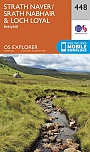 Topografische Wandelkaart 448 Strath Naver / Strath Nabhair / Loch Loyal / Bettyhill - Explorer Map