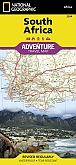 Wegenkaart - Landkaart Zuid-Afrika - Adventure Map National Geographic