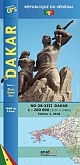 Wegenkaart Dakar incl. Diass - Sindia - Saly | Laure Kane Maps