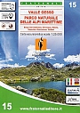 Wandelkaart 15 Valle Gesso Parco Naturale delle Alpi Marittime | Fraternali Editore