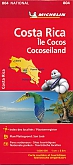 Wegenkaart - Landkaart Costa Rica Cocoseiland 804 - Michelin National