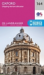 Topografische Wandelkaart 164 Oxford / Chipping Norton / Bicester - Landranger Map