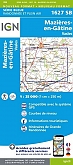 Topografische Wandelkaart van Frankrijk 1627SB - Mazieres-en-Gatine / Vasles