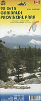 Wandelkaart Garibaldi Provincial Park (BC) - ITMB Map