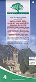 Wandelkaart 4 Bassa Valle Susa, Musinè, Val Sangone, Collina di Rivoli | Fraternali Editore