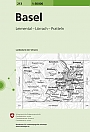 Topografische Wandelkaart Zwitserland 213 Basel Leimental - Lörrach - Pratteln - Landeskarte der Schweiz