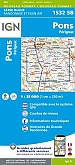 Topografische Wandelkaart van Frankrijk 1532SB - Pons Perignac