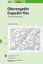 Topografische Wandelkaart Zwitserland 5013 Oberengadin Engiadin'ota (Samengestelde kaart) - Landeskarte der Sch