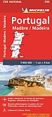 Wegenkaart - Landkaart 733 Portugal (en Madeira) - Michelin National
