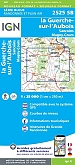Topografische Wandelkaart van Frankrijk 2525SB - La Guerche-sur-l'Aubois / Sancoins / Magny-Cours