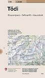 Topografische Wandelkaart Zwitserland 1193 Tödi Klausenpass Selbsanft Hausstock - Landeskarte der Schweiz