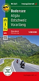Motorkaart Bodensee, Allgäu Ostschweiz Vorarlberg Motorradkarte - Freytag & Berndt