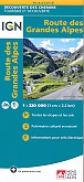 Wegenkaart  Fietskaart Route des Grande Alps | IGN