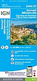 Topografische Wandelkaart van Frankrijk 2444ET - Somail / Minervois / St-Pons-de-Thomieres PNR