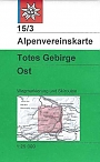 Wandelkaart 15/3 Totes Gebirge Ost | Alpenvereinskarte