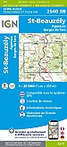 Topografische Wandelkaart van Frankrijk 2540SB - St-Beauzely / Aguessac, Gorges-du-Tarn