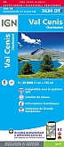 Wandelkaart 3634OTR Val Cenis / Charbonnel Geplastificeerd | IGN