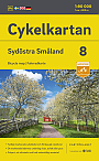 Fietskaart Zweden 8 Smaland Southeast Cykelkartan
