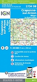 Topografische Wandelkaart van Frankrijk 2734SB - Craponne-sur-Arzon Allègre / La Chaise-Dieu