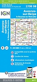 Topografische Wandelkaart van Frankrijk 2708SB - Avesnes-sur-Helpe Le Nouvion-en-Thiérache