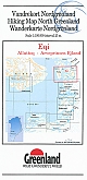Wandelkaart Groenland 20 Eqi - Alluttoq - Arveprinsen Ejland Greenland | Harvey Maps
