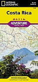 Wegenkaart - Landkaart Costa Rica - Adventure Map National Geographic