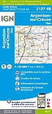 Topografische Wandelkaart van Frankrijk 2127SB - Argenton-sur-Creuse Cluis