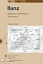Topografische Wandelkaart Zwitserland 1214 LLanz Obersaxen Piz Mundaun Val Lumnezia - Landeskarte der Schweiz