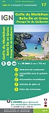 Wandelkaart Fietskaart 17 Golfe du Morbihan Belle ile et Groix - Presque ile de Quiberon Top 75 | IGN