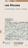 Topografische Wandelkaart Zwitserland 1265 Les Mosses Lac de L'Hongrin L'Etivaz Arnesee - Landeskarte der Schweiz