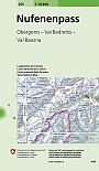 Topografische Wandelkaart Zwitserland 265 Nufenenpass Obergoms - Val Bedretto - Val Bavona - Landeskarte der Schweiz