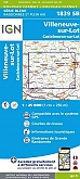 Topografische Wandelkaart van Frankrijk 1839SB - Villeneuve-sur-Lot Castelmoron sur Lot