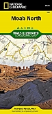 Wandelkaart 500 Moab Noord (Utah) - Trails Illustrated Map / National Park Maps National Geographic