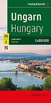 Wegenkaart - Landkaart Hongarije - Freytag & Berndt