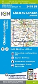 Topografische Wandelkaart van Frankrijk 2418SB - Chateau-Landon Corbeilles