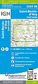 Topografische Wandelkaart van Frankrijk 2624SB - St-Benin-d'Azy / St-Saulge